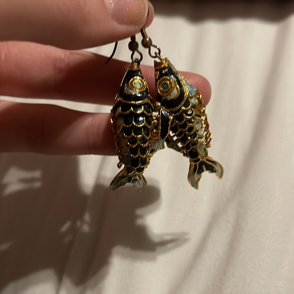 Fish earrings - Picture 3 of 5